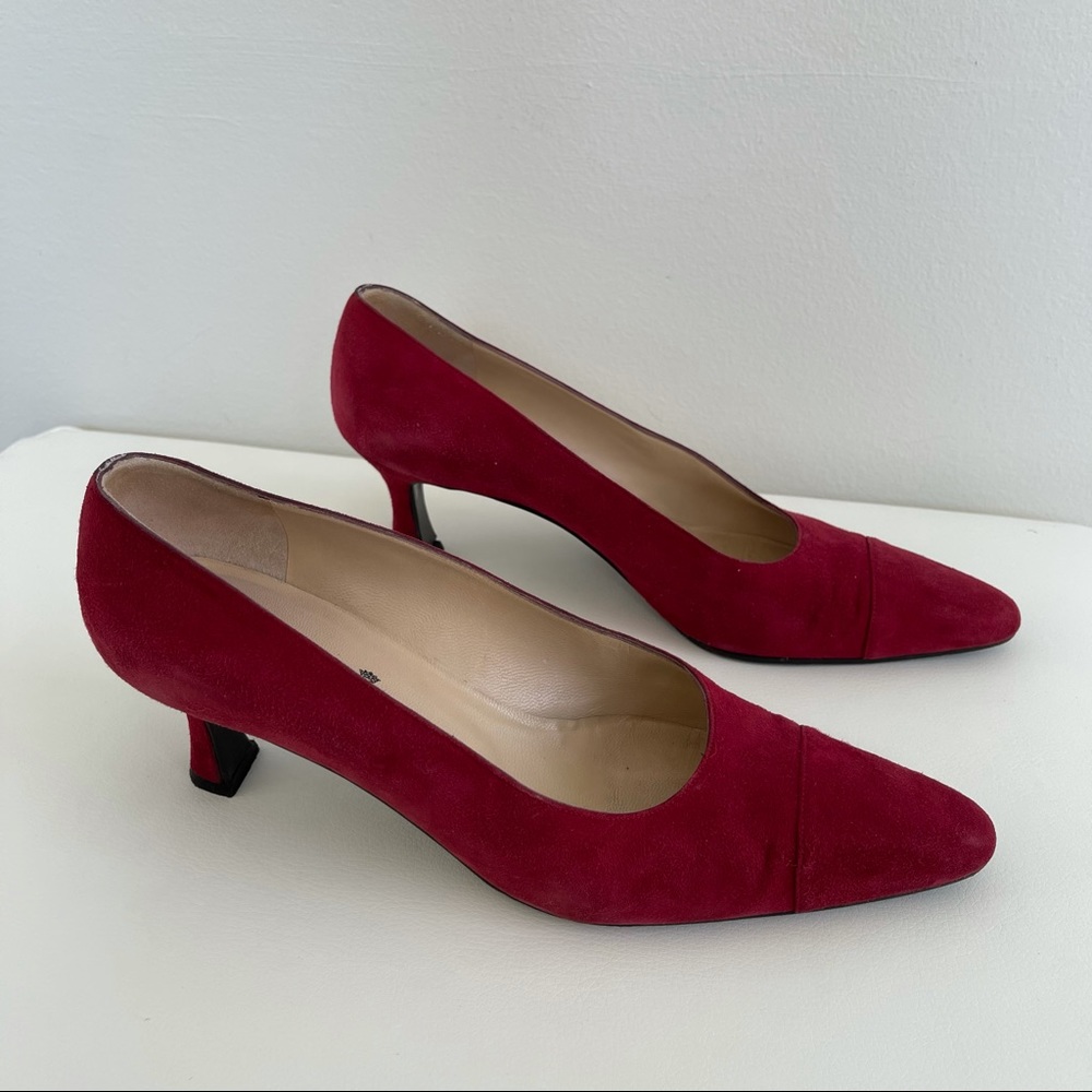 Rene Mancini Suede Heels